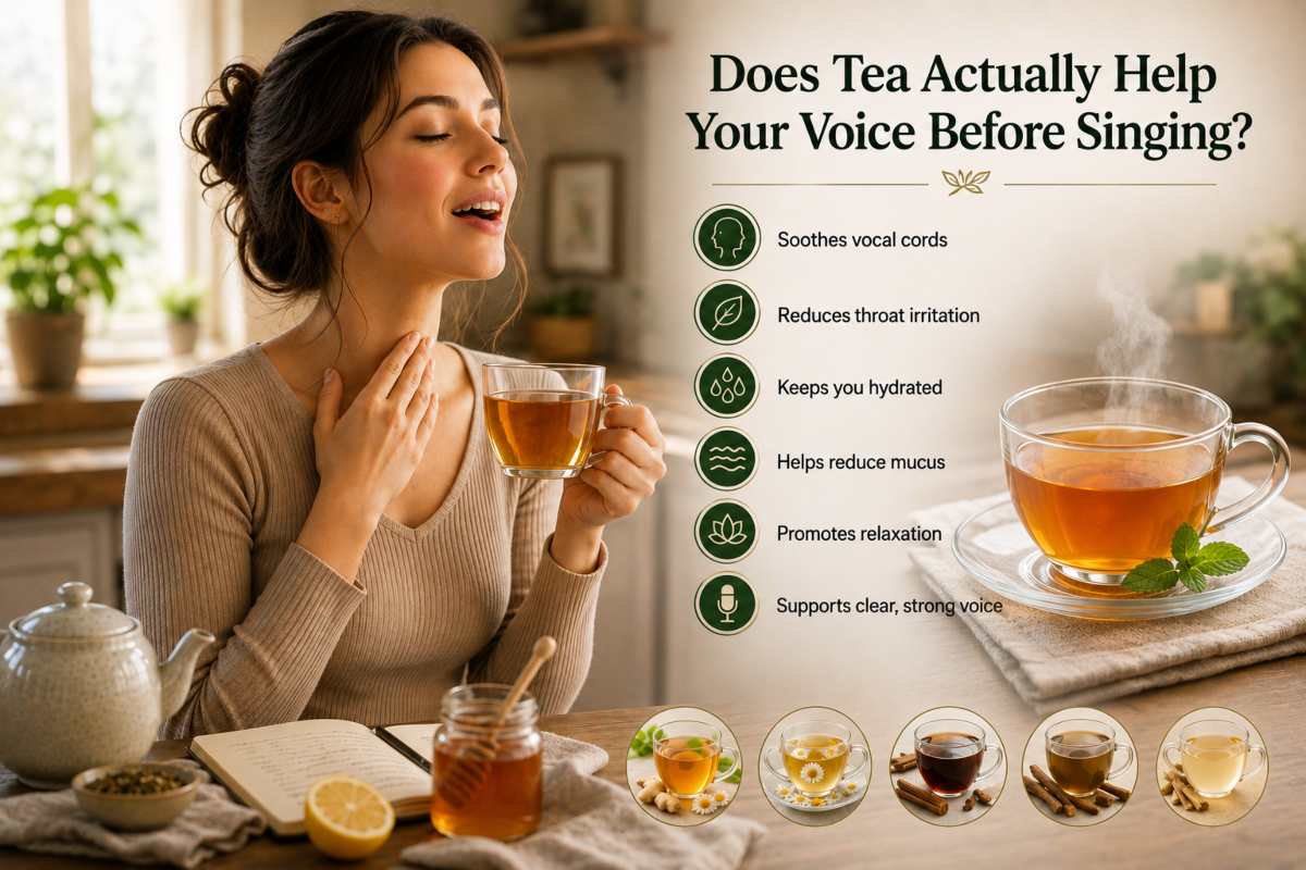 Does Tea Actually Help Your Voice Before Singing
