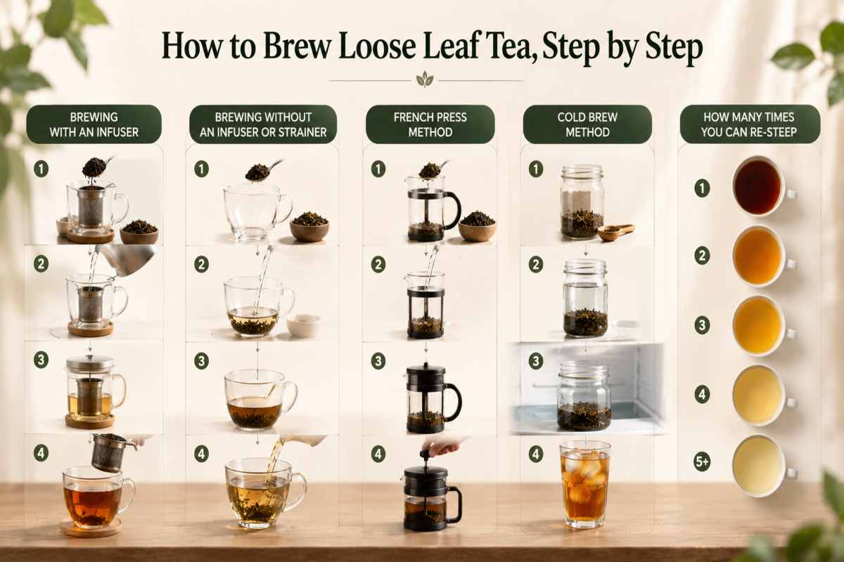 How to Brew Loose Leaf Tea Step by Step