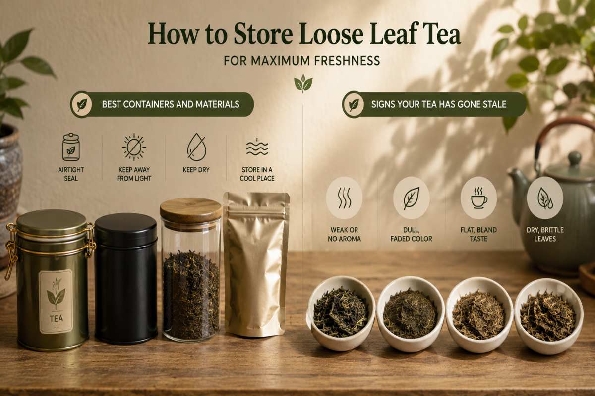 How to Store Loose Leaf Tea for Maximum Freshness