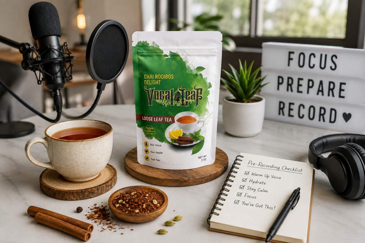 The Best Tea to Drink Before Recording a Podcast