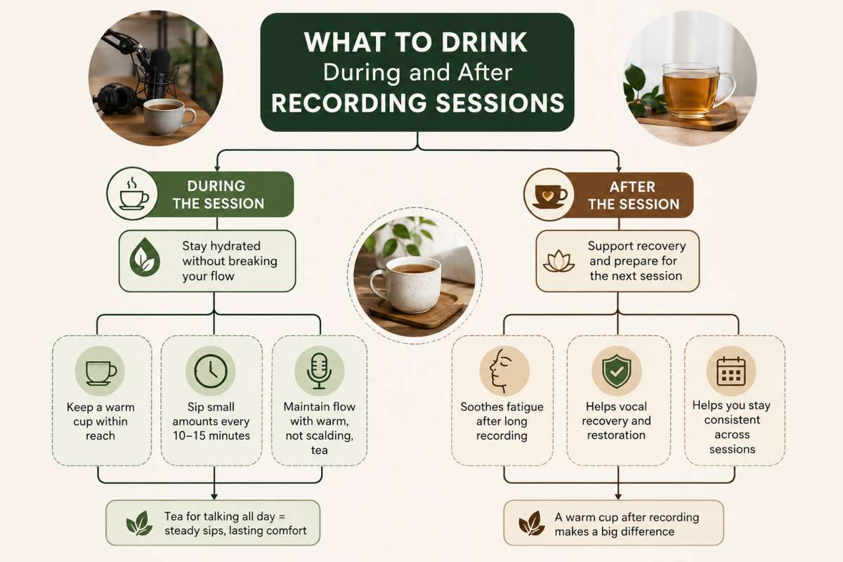 What to Drink During and After Recording Sessions