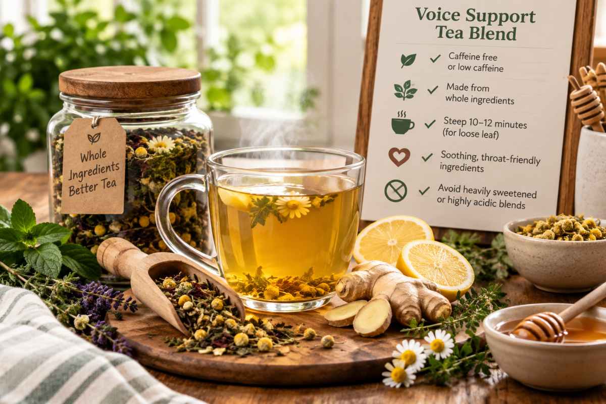 What to Look for in a Voice Support Tea Blend