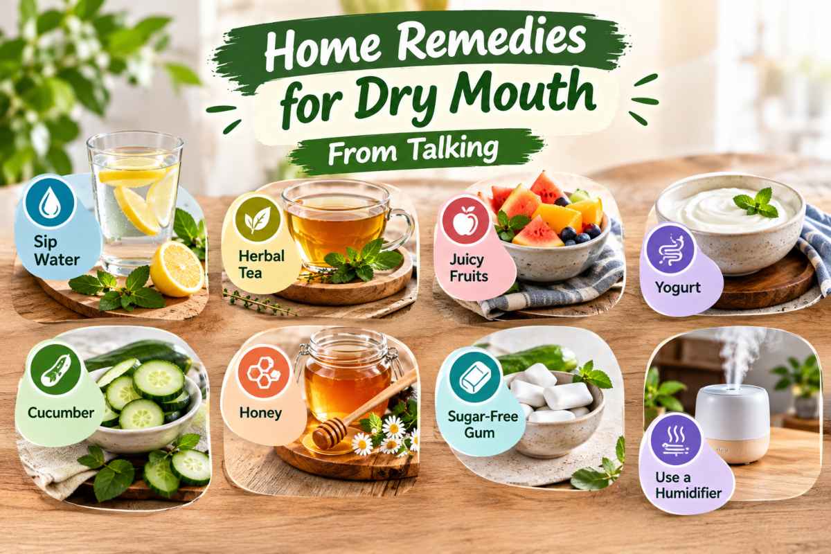 Home Remedies for Dry Mouth From Talking