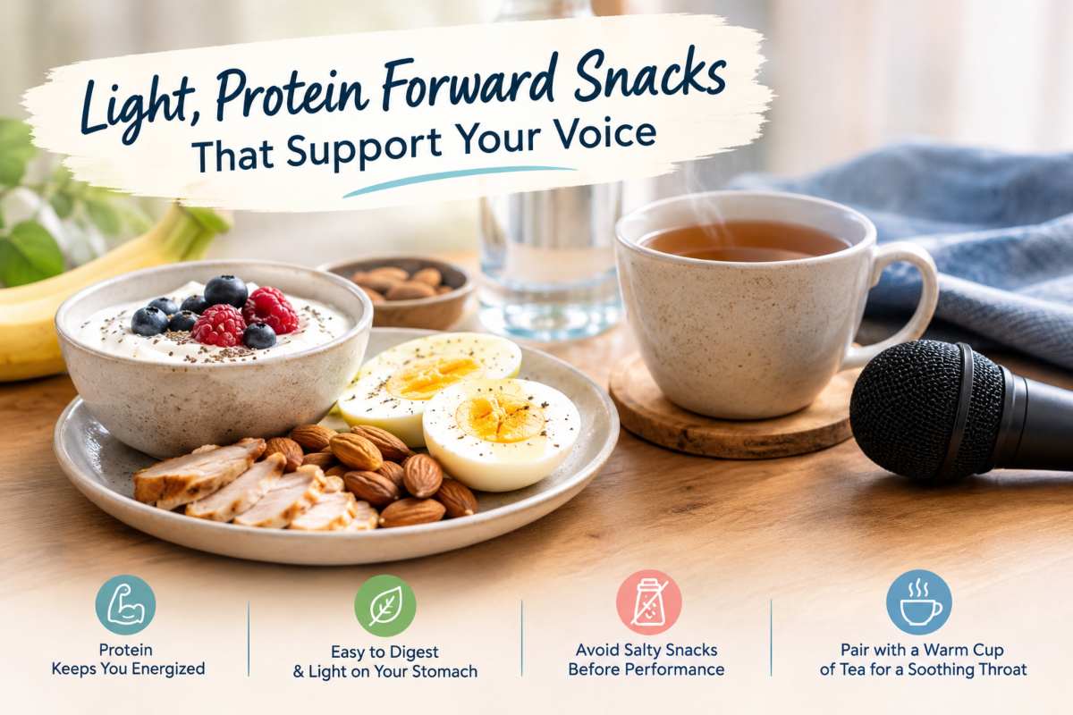 Light Protein Forward Snacks That Support Your Voice