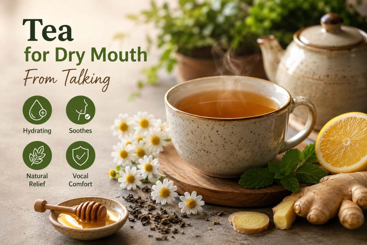 Tea for Dry Mouth From Talking