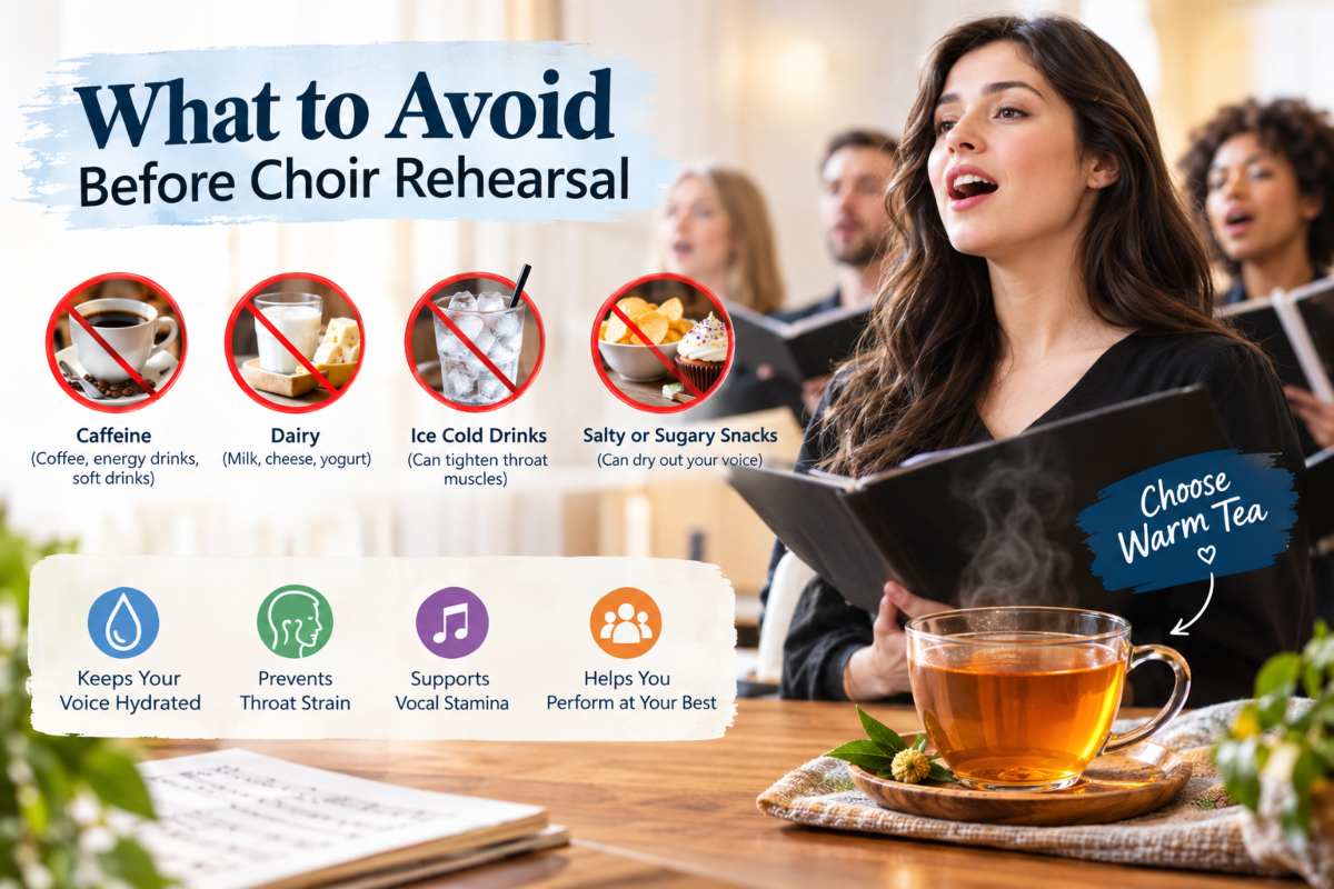 What to Avoid Before Choir Rehearsal