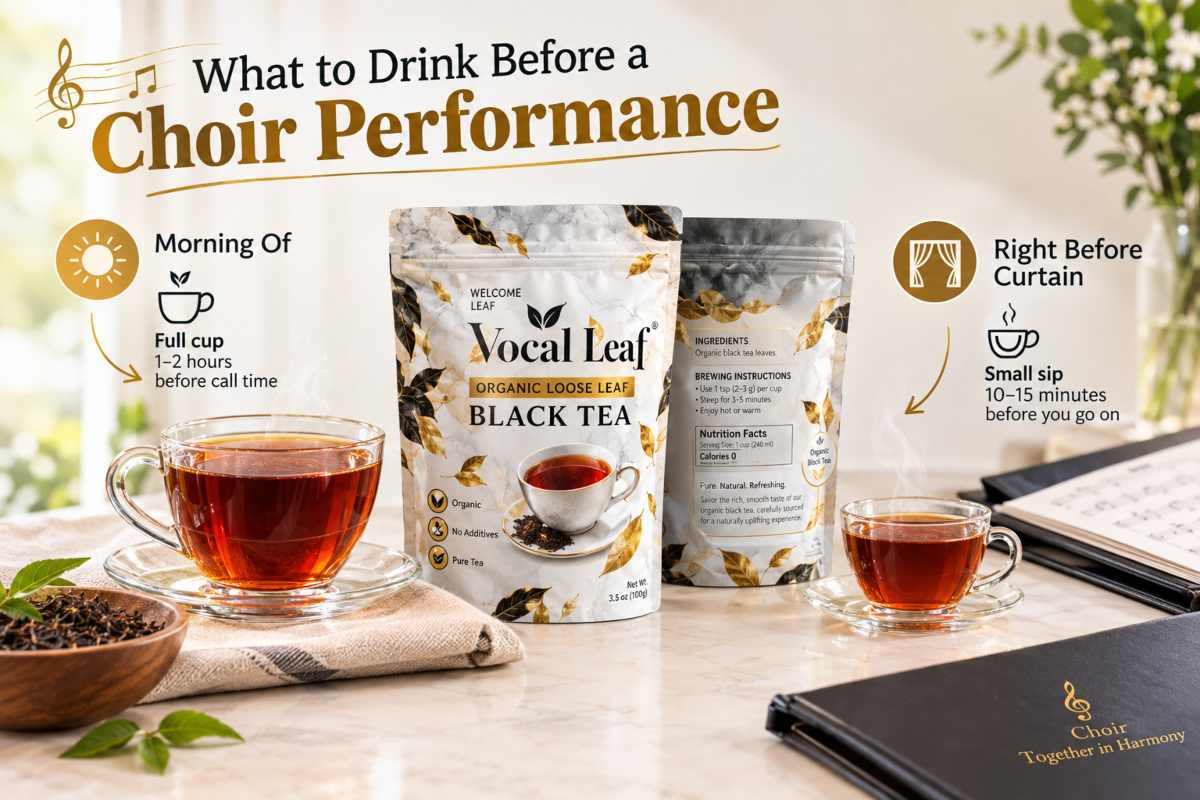 What to Drink Before a Choir Performance