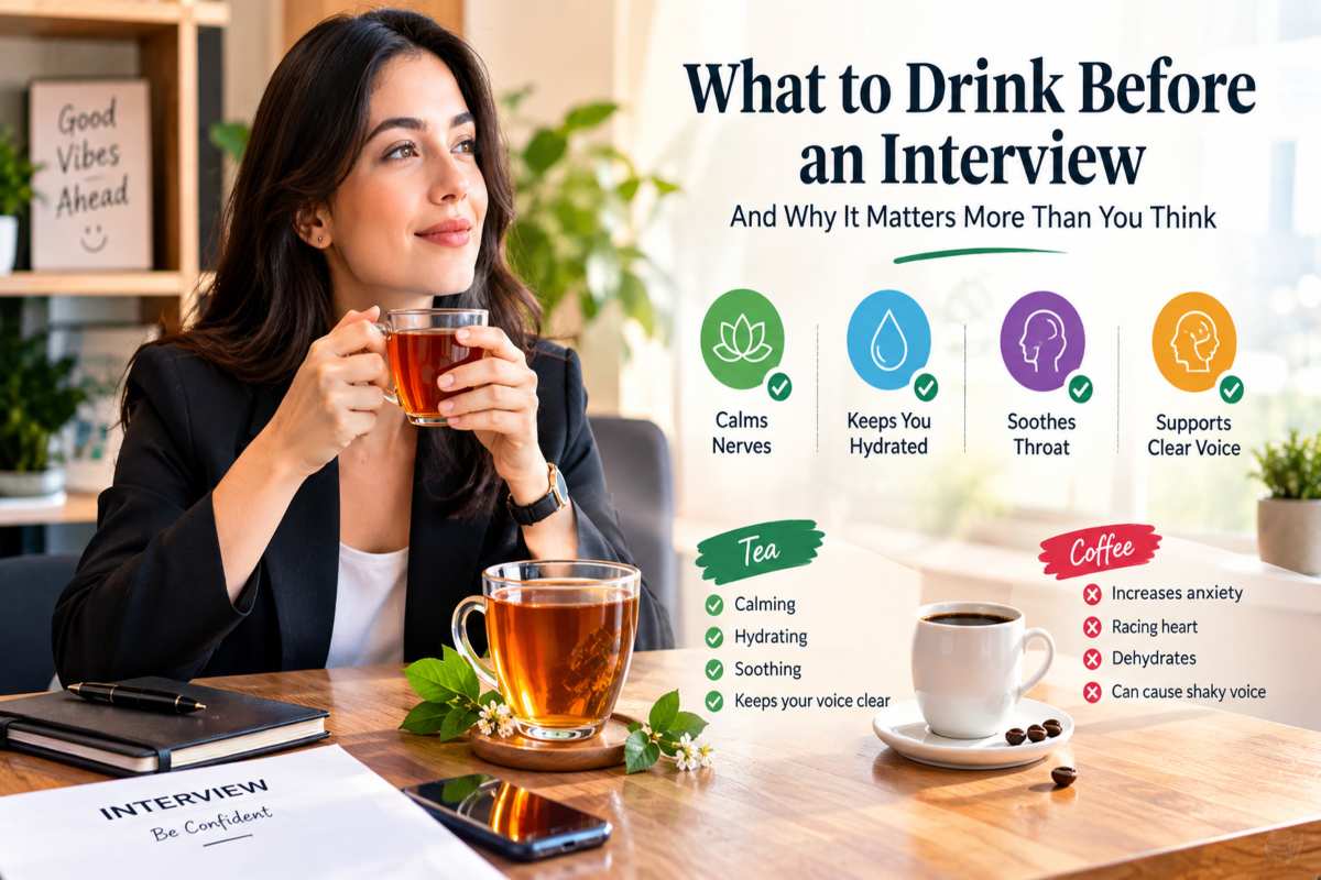 What to Drink Before an Interview And Why It Matters