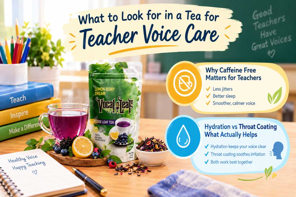 What to Look for in a Tea for Teacher Voice Care